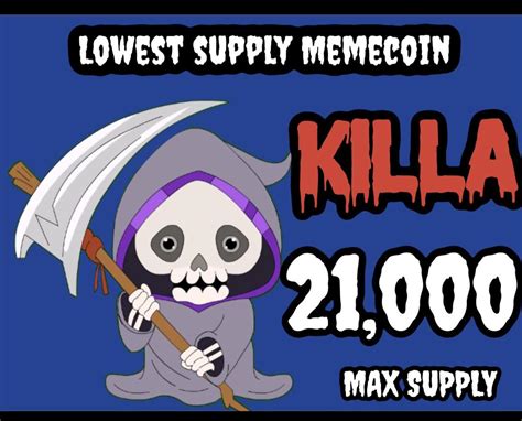 Killa Lowest Supply Meme Coin X100 R Memecoins