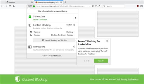 A Closer Look At Firefoxs Tracking Protection Feature Ghacks Tech News