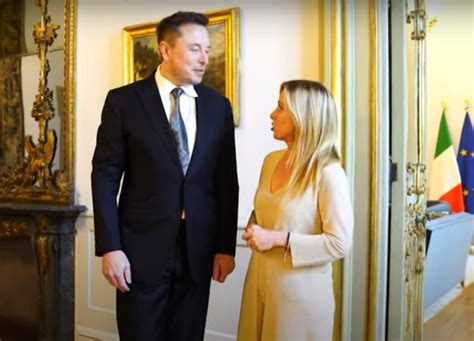 Meloni Incontra Elon Musk A Palazzo Chigi Ecco Le Immagini