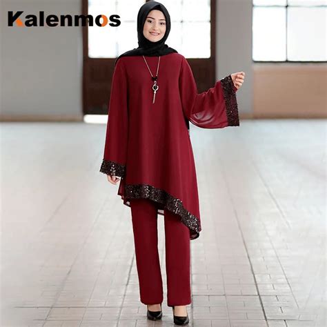 KALENMOS Ramadan Eid Musulmana Vestido De Las Mujeres Mubarak Dubai