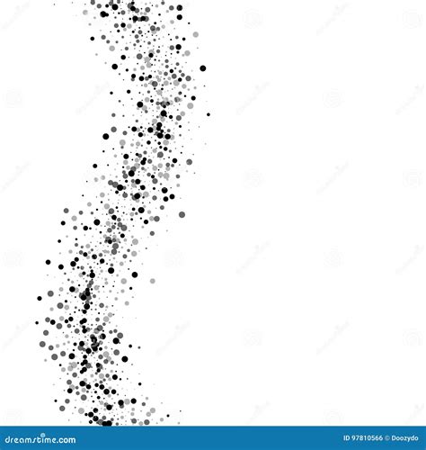 Dense Black Dots Stock Vector Illustration Of Isolated