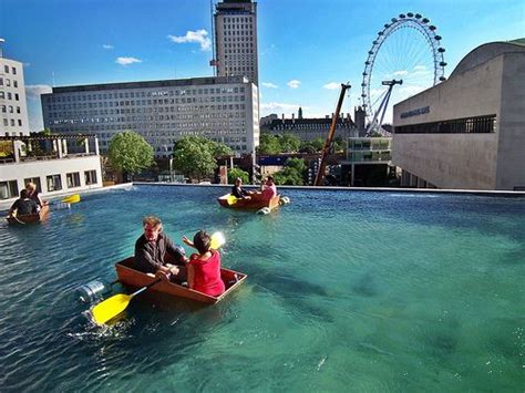 Rooftop Boating Lake In London