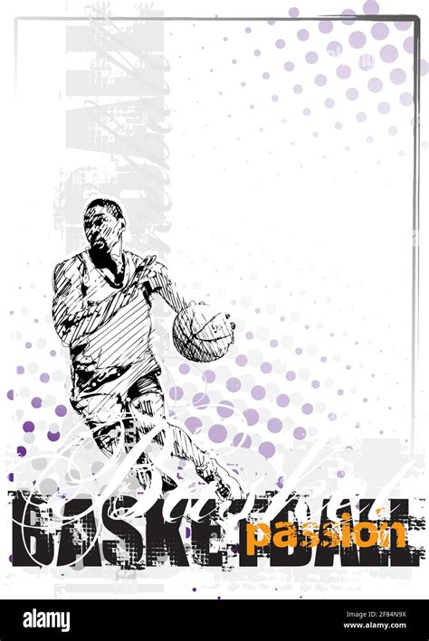 basketball poster background Stock Vector Image & Art - Alamy