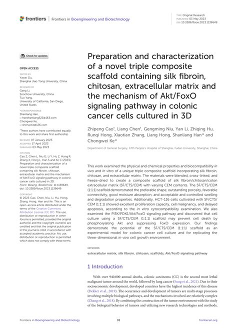 PDF Preparation And Characterization Of A Novel Triple Composite