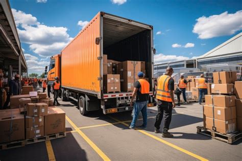 Premium Ai Image Warehouse Distribution Center