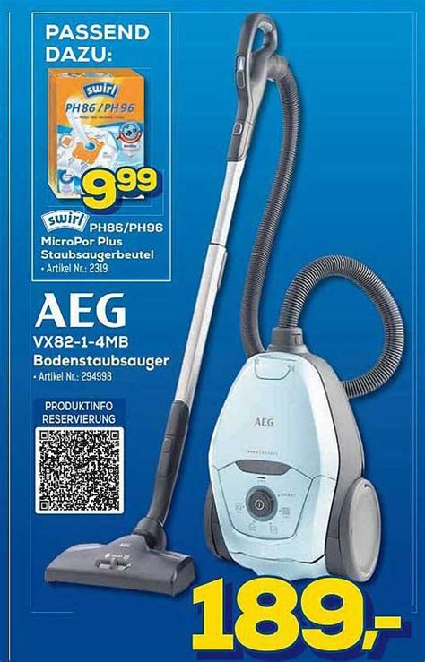 Aeg Vx Mb Bodenstaubsauger Angebot Bei Euronics Prospekte De