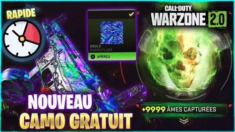 Glitch AMES pour débloquer le CAMO GOULE RAPIDEMENT mw2 warzone2