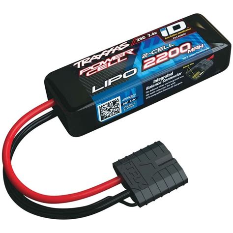 Traxxas Lipo 2s 74v 2200mah 25c Wid Connector Rc Street Shop