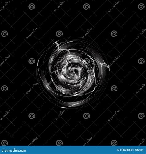 Abstract Vector Illustration. Hurricane, Vortex, Digital Noise, Swirl