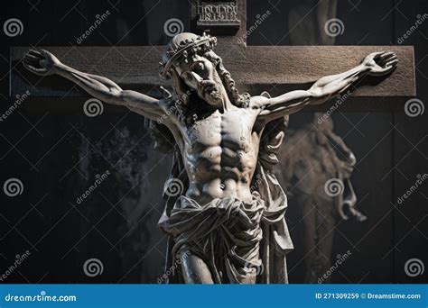 Good Friday With Cross Background Christian Holiday Commemorating The Crucifixion Of Jesus And