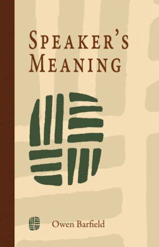 『speakers Meaning』｜感想・レビュー 読書メーター