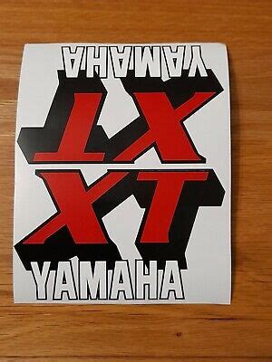 YAMAHA XT TANK Stickers Decals 14 00 PicClick UK