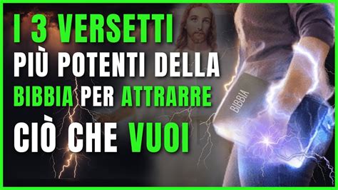 I 3 Passaggi Più Potenti nella BIBBIA di cui Nessuno Parla per