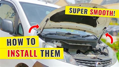 How To Install Gas Struts On Your Car S Bonnet Hood YouTube