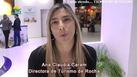 Ana Claudia Caram Desde La Feria Internacional De Turismo En Argentina