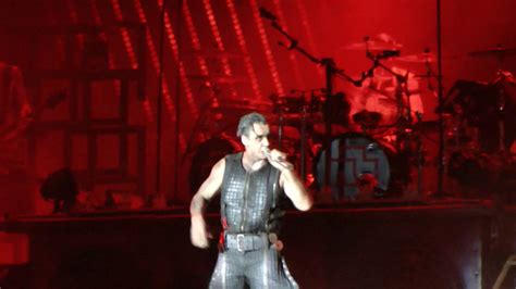 Rammstein Live Mein Herz Brennt Werchter Youtube