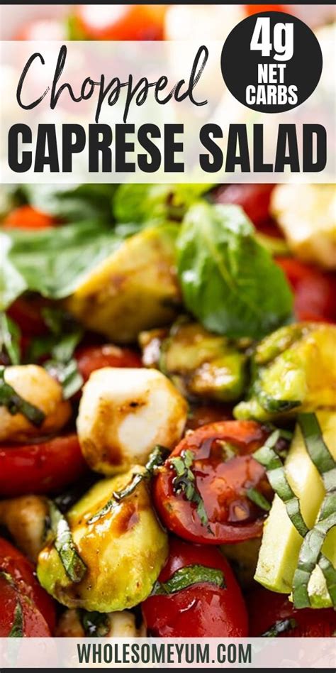 Easy Chopped Avocado Caprese Salad Recipe Cherry Tomatoes The