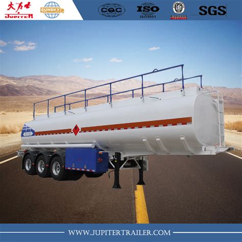 Factory Price Sunsky Brand 36000l 3 Axle Fuel Tanker Semi Trailer For Sale Sunsky Brand 36000l 3