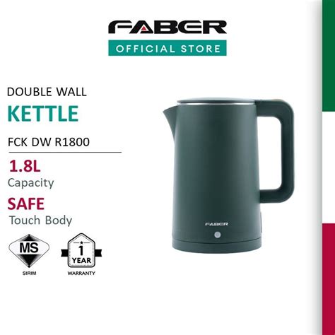 Faber Double Wall Stainless Steel Kettle Fck Dw R L W Cerek