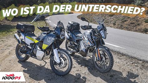 Video Außen anders innen gleich KTM 890 Adventure vs Husqvarna