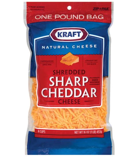 Kraft Natural Shredded Sharp Cheddar Cheese Review