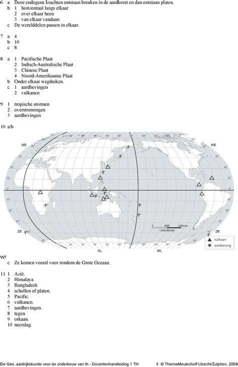 De Geo Th Aardrijkskunde Voor De Onderbouw Antwoorden Hoofdstuk Ste