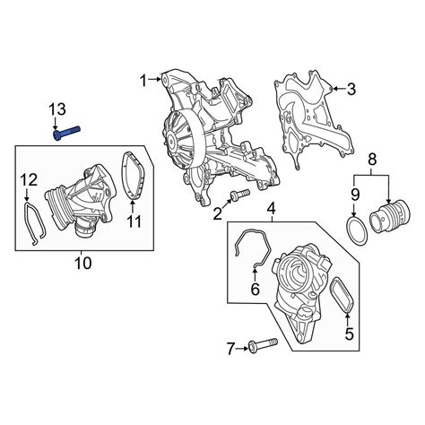 Mercedes-Benz OE 000000001147 - Engine Coolant Inlet Flange Bolt