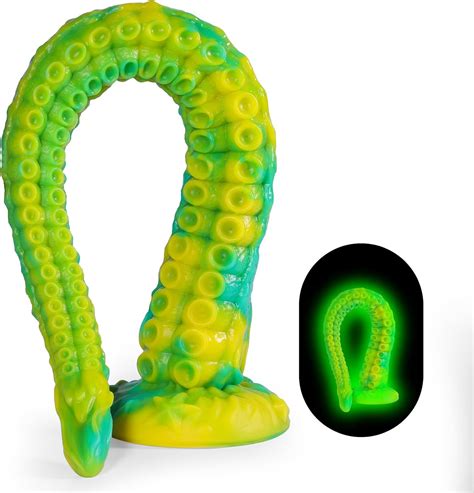 Long Tentacle Dildo Sex Toys Luminous Huge Monster Dildo With Suction Cup Silicone Dildo