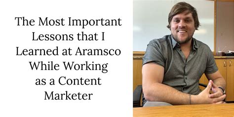 The Most Important Lessons That I Learned At Aramsco While Working As A