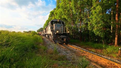 Trem Locotrol Carregado Descendo 5 Locomotivas BB36 7 Na Comunidade