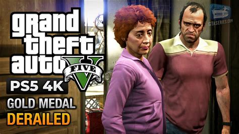 Gta Ps Mission Derailed Gold Medal Guide K Fps Youtube