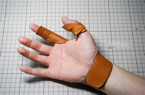 Leather Archery Thumb Ring T For Archer Hunter Medieval Etsy