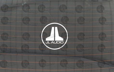 Jl Audio Car Audio Logo Vinyl Decal For Windowcase And Many Etsy