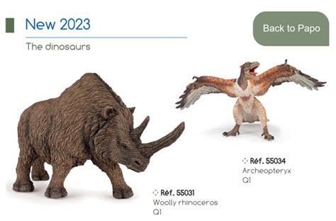 Papo Prehistoric Animal Models (2023