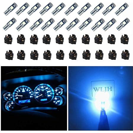 Amazon WLJH 74 Led Bulb Dash Lights 3SMD Super Bright T5 2721 37