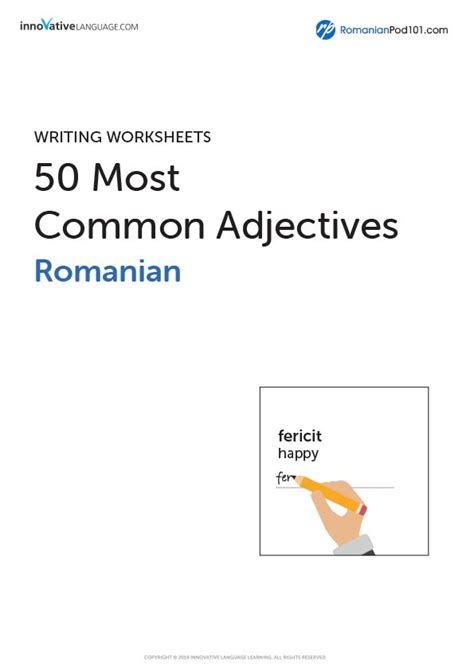 16+ Romanian Worksheets for Beginners PDF Printables