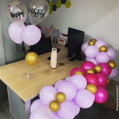 Las mejores 166 Ideas para decorar escritorio oficina cumpleaños