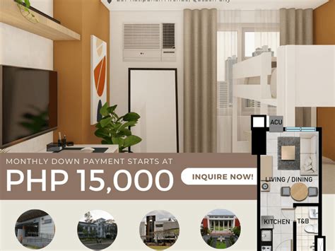 Pre Selling 21 00 Sqm Studio Condo For Sale In Quezon City QC Condo