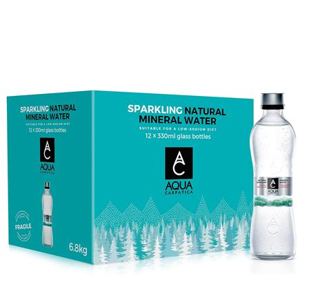 Buy Aqua Carpatica Glass 330ml X 12 Pure Natural Sparkling Mineral