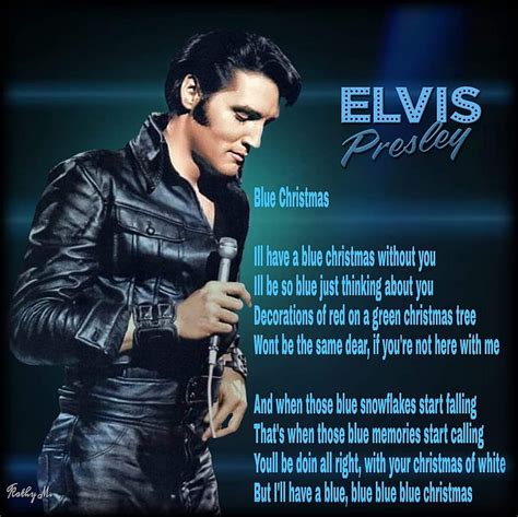 Blue Christmas Song Elvis Christmas Blue Hd Wallpaper Peakpx