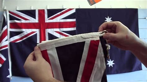 Australian Flag Fully Sewn By Australian Flag Makers Youtube