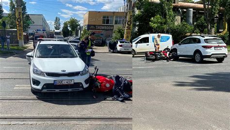 Accident Rutier N Tudor Vladimirescu Un Motociclist A Fost Lovit De