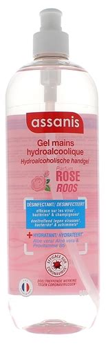 Gel Hydroalcoolique Rose Assanis D Sinfectant Mains