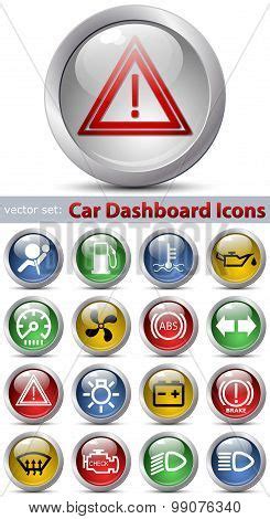 Car Dashboard Icons Vector & Photo (Free Trial) | Bigstock