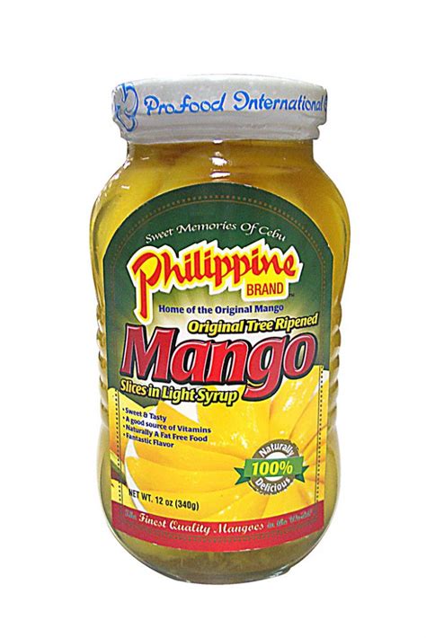 Philippine Brand Mango Slices In Light Syrup 340g