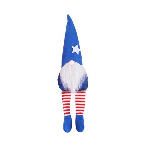 Lksixu Th Of July Faceless Gnomes Doll American Star Stripe