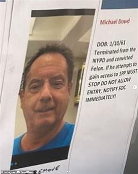 Nypd Dirtiest Cop Michael Dowd Barred From Police Headquarters After