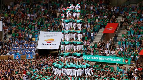 Els Castellers De Vilafranca Guanyen El Concurs De Castells De Tarragona