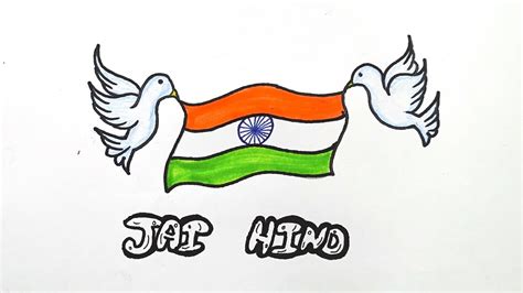 Republic Day Drawing For Kids Very Easy Draw Plum