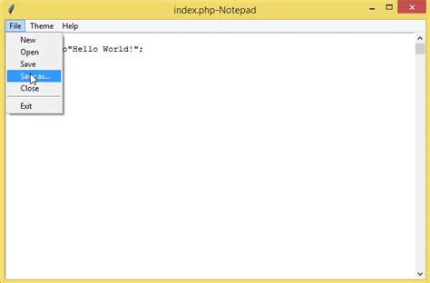 NotePad App Using Tkinter In Python With Source Code SourceCodester